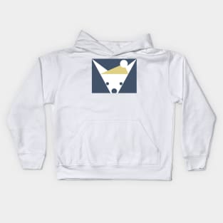 Peek-a-Boo Chihuahua with Gold Hat Kids Hoodie